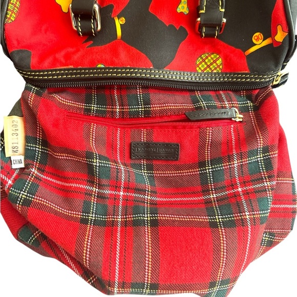 Vintage Dooney and Bourke Scottie Dog Satchel Handbag - Picture 7 of 11